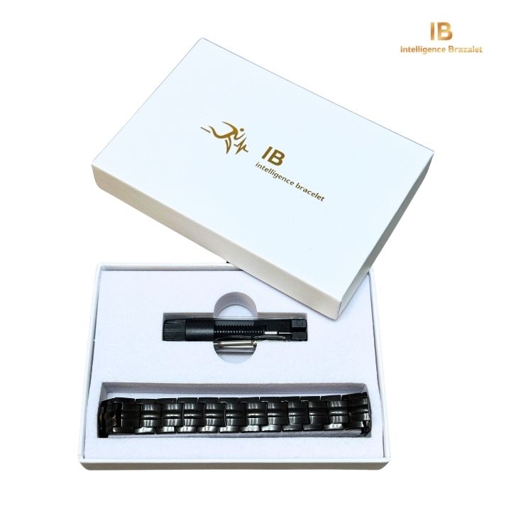 Pulsera magnética IB ajustable para hombre.