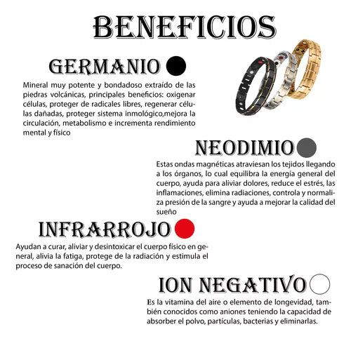 Pulsera IB Magnética para Mujer.