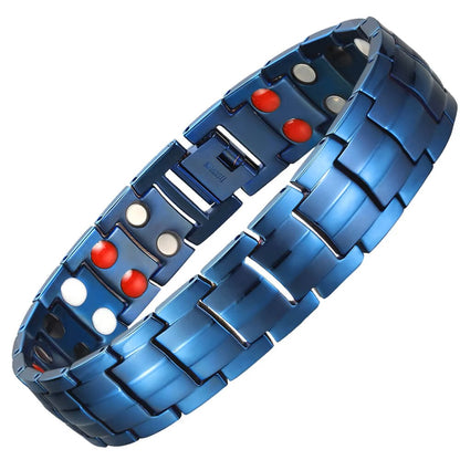 Pulsera magnética IB ajustable para hombres