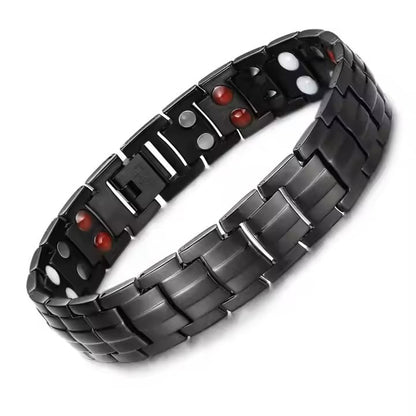 Pulsera magnética IB ajustable para hombre.